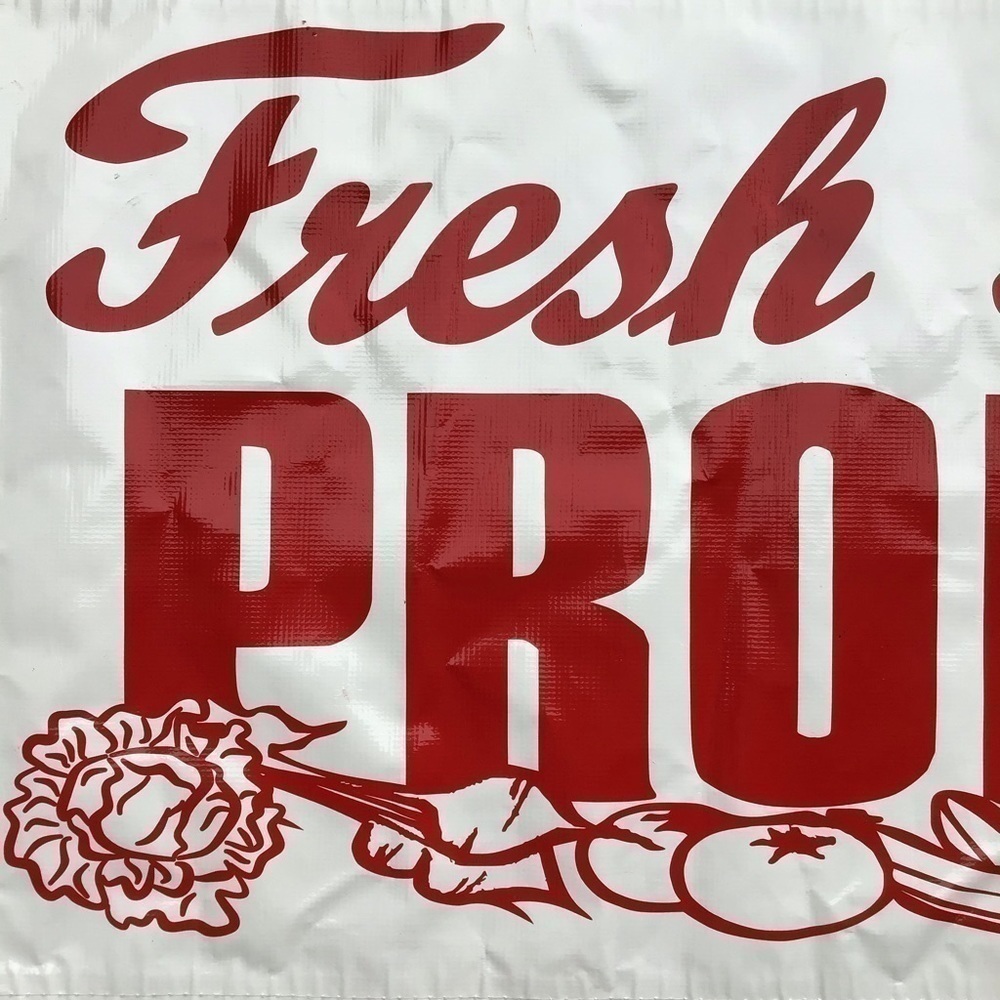 Florida Produce 4’ Banner Farmers Market Stall Sign Thick Vinyl Corner Grommets - Picture 8 of 14